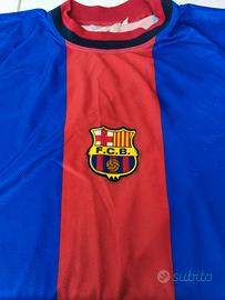 Maglia calcio Barcellona Kluivert 9 vintage M