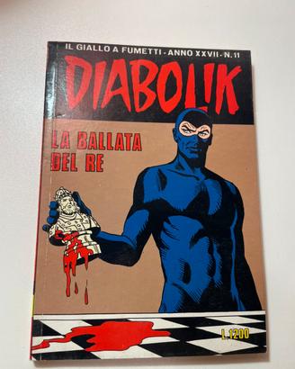 Diabolik Anno XXVII N. 11 - "La ballata del re"