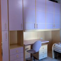 Armadio a ponte con scrivania