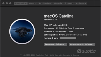 iMac 27", i5-QC 3.2/3.6GHz, 1.12TB "FsDr", 8GB, 