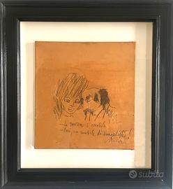 Mino maccari opera unica anni 70