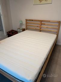 Letto ikea TARVA 140x200 comprese doghe e materas