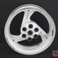 Cerchio posteriore Brembo bianco tre razze 17 x 5,