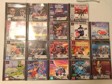 PlayStation 1 Giochi ps1 con custodia libricino CD