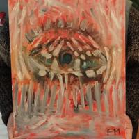 Quadro Astratto "Primitivo" - Olio su Tela 40x50