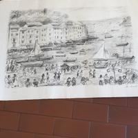 LITOGRAFIA PORTOFINO CASCELLA