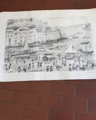 LITOGRAFIA PORTOFINO CASCELLA