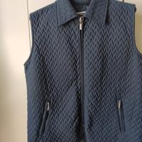 Gilet trapuntato blu