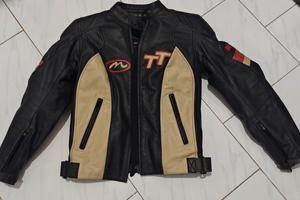 giacca moto in pelle 