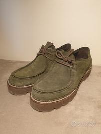 Scarpe il Laccio stringata in Pelle Scamosciata 