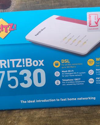 FRITZ!Box 7530 modem WiFi | VDSL/ADSL fibra rame