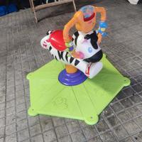 zebra saltella e gira - dondolo Fisher Price 