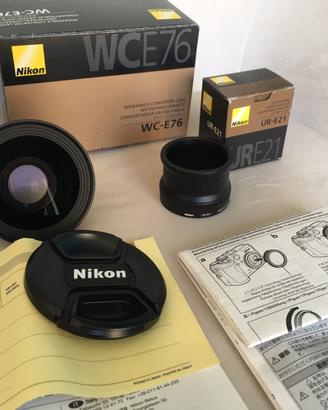 Nikon Wide Lens WC-E76 + UR-E21