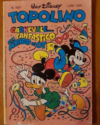 Topolino libretto Disney n.1631 del 1 Marzo 1987