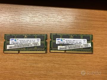 MEMORIA RAM 4 GB DDR3 SAMSUNG 2Rx8 PC3 10600S