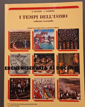 Libro di Storia Scolastico: "I tempi dell'uomo"