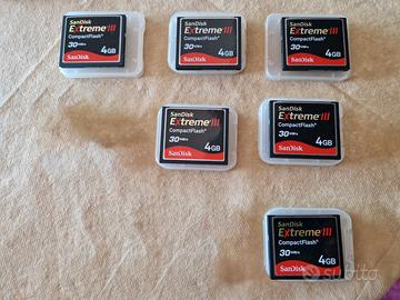 Compact Flash Extreme III 4 gb