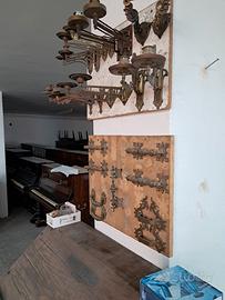 candelabri e maniglie x pianoforti 