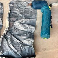 Tenda mckinkey 2 posti+materasso+sacco a pelo