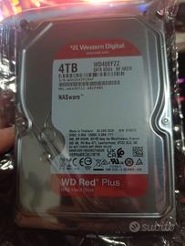 WD Red plus hard drive NAS 4TB Sata 6Gb/s 3.5 inch