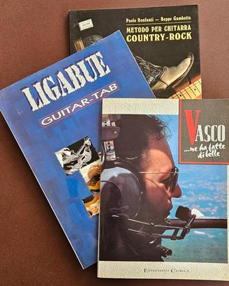 Vasco e Ligabue set spartiti + metodo country rock