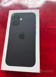 APPLE IPHONE 16 128 NERO ORIGINALE SCONTRINO