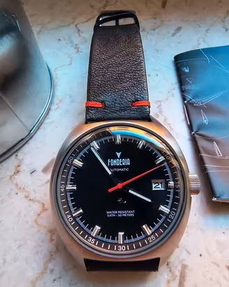 Orologio automatico Fonderia Lab taliedo nero