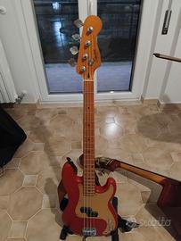 Basso elettrico squier precision 40th anniversario