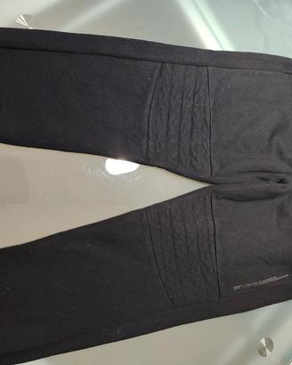 pantaloni neri in felpa uomo 