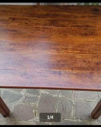 TAVOLO LEGNO MASSELLO CILIEGIO - GELSO