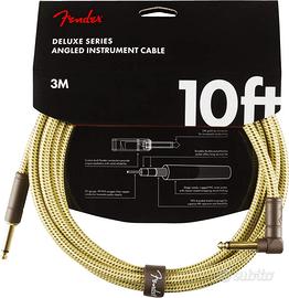 Cavo FENDER Deluxe Series Angled Cable 3m Tweed