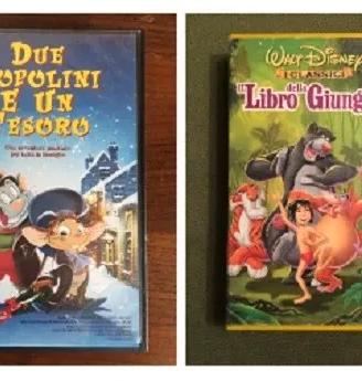 2 VHS cartoni animati - Il Libro della Giungla
