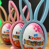 Coniglio pasquale per Kinder Sorpresa, uovo a sorp