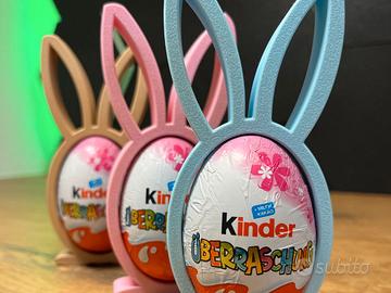Coniglio pasquale per Kinder Sorpresa, uovo a sorp