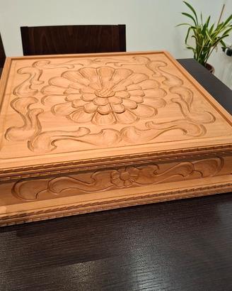 scacchiera/dama in legno 