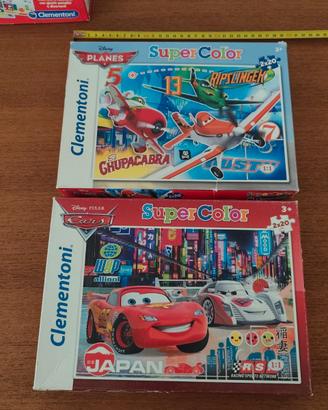 4 Puzzle in 2 scatole: Cars Planes - Clementoni