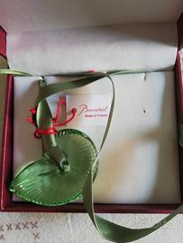 Baccarat  gioiello conchiglia verde