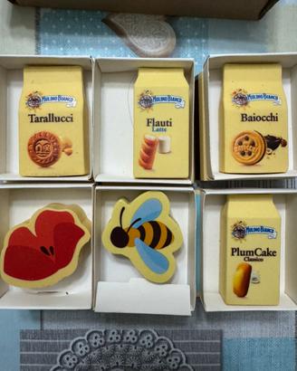 Set gommine Mulino  Bianco NUOVO con scatola
