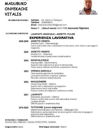 Lavapiatti, Manovale, Facchino hotel, magazziniere