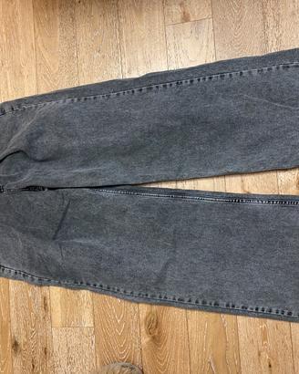 Jeans donna grogio baloon M