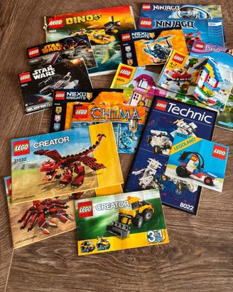 Lego manuali Instruction notice vari mix