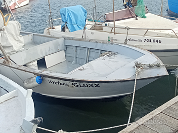 Barca con licenza di pesca