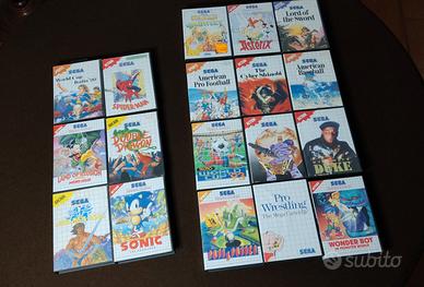 SEGA MASTER SYSTEM II completo + 19 giochi