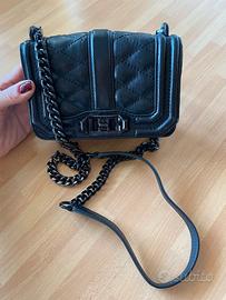 Mini bag in pelle nera Rebecca Minkoff