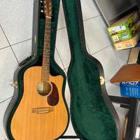 Chitarra acustica amplificata Martin made in Usa