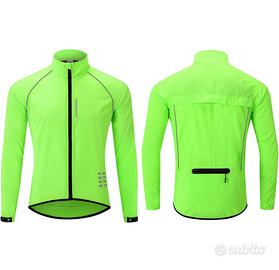 Giacca anti vento/pioggia ciclismo corsa trekking
