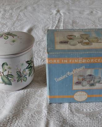 Tisaniera in ceramica con infusore 