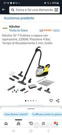 Karcher SV7 pulitore a vapore 