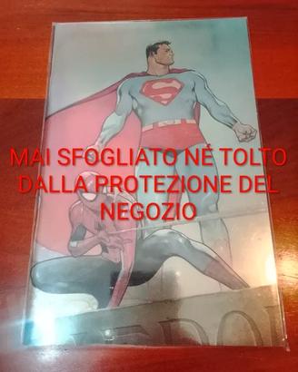 Superman/Spider-Man Incentive Foil Variant Coipel