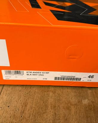 Ktm boots andes V2 drystar